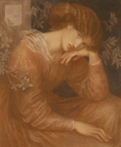 Träumerei, 1868 von Dante Gabriel Charles Rossetti